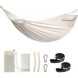 Cotton Hammock Large Soft Breathable Camping Hammock Holds Up to 660lbs