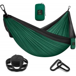 Camping Hammock Double & Single Portable Hammock with Tree Straps