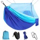 Single & Double Camping Hammock with Mosquito/Bug Net,Outdoor Portable