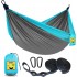 Camping Hammock Double & Single Portable Hammocks with 2 Tree Straps