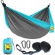 Camping Hammock Double & Single Portable Hammocks with 2 Tree Straps