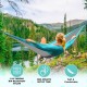 Camping Hammock Double & Single Portable Hammocks with 2 Tree Straps