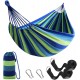 Garden Cotton Hammock Comfortable Fabric Hammock with Tree Straps