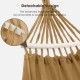 Backyard Hammock with Tassels Max 500lbs Canvas Fabric Bohemian Style