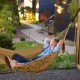 Backyard Hammock with Tassels Max 500lbs Canvas Fabric Bohemian Style