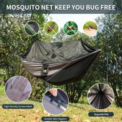 Camping Hammock with Net,Travel Portable Lightweight Hammocks