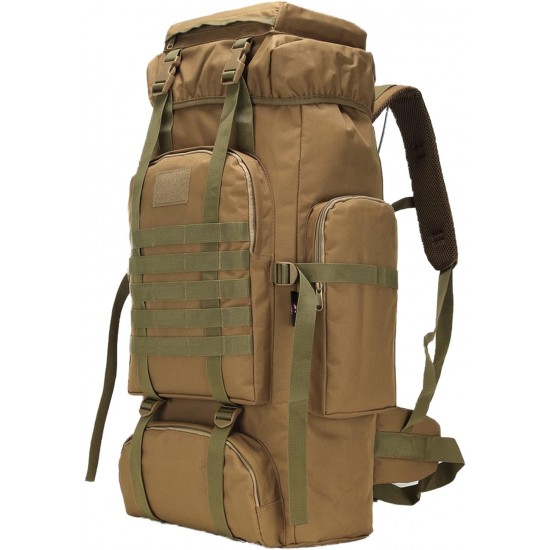 Hiking Backpack for Men 70L/100L Camping Backpack Military Rucksack Molle 3 Days Assault Pack for Climbing