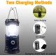 Collapsible Portable LED Camping Lantern XTAUTO Lightweight Waterproof Solar USB Rechargeable LED Flashlight Survival Kits for Indoor Outdoor Home Emergency Light Power Outages Hiking Hurricane 4-Pack