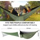 Camping Hammock - Hammocks with Mosquito Net Tent and Rain Fly Tarp, Portable Single & Double Nylon Parachute Hammock with Heavy Duty Tree Strap, Indoor Outdoor Backpacking Survival Travel