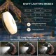 Camping String Lights, 4 in 1 Outdoor Camping Lantern with 8 Lighting Modes(32.8Ft), Quick 30s Recovery, Waterproof, Type-C Fast Charging, Portable Camping Lights for Camping/Yard/Hiking