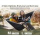 Kootek Camping Hammock, Camping Essentials, Lightweight Portable Double & Single Hammock with Tree Straps, Camping Gear for Outside Hiking Camping Beach Backpack Travel