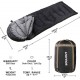 Sleeping Bag,3-4 Seasons Warm Cold Weather Lightweight, Portable, Waterproof Sleeping Bag with Compression Sack for Adults & Kids - Indoor & Outdoor: Camping, Backpacking, Hiking