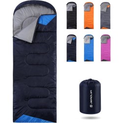 Sleeping Bags for Adults Backpacking Lightweight Waterproof- Cold Weather Sleeping Bag for Girls Boys Mens for Warm Camping Hiking Outdoor Travel Hunting with Compression Bags