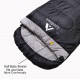 Large 0 Degree Sleeping Bags for Adults Cold Weather Sleeping Bag Camping Winter Below Zero 20 15 Flannel Big and Tall XXL