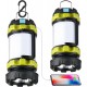 2 Pack Camping Lantern, Outdoor Led Camping Lantern, Rechargeable Flashlights with 1000LM, 6 Modes, 4000mAh Power Bank, IPX5 Waterproof Portable Emergency Camping Light for Hurricane Hiking