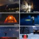 2 Pack Camping Lantern, Outdoor Led Camping Lantern, Rechargeable Flashlights with 1000LM, 6 Modes, 4000mAh Power Bank, IPX5 Waterproof Portable Emergency Camping Light for Hurricane Hiking